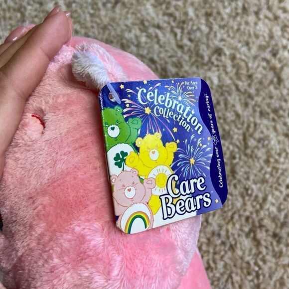 NWT Vtg 2004 Care Bears 12” Cheer Bear Plush Pink Stuffed Animal - Picture 5 of 8